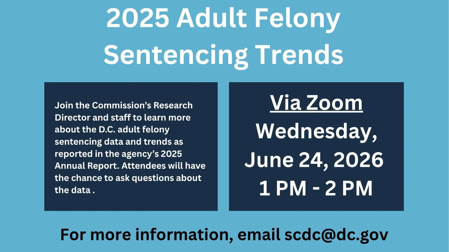 2025 Adult Felony Sentencing Trends