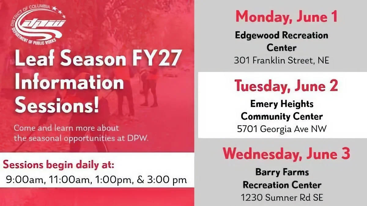 DPW Leaf Season FY27 Information Sessions