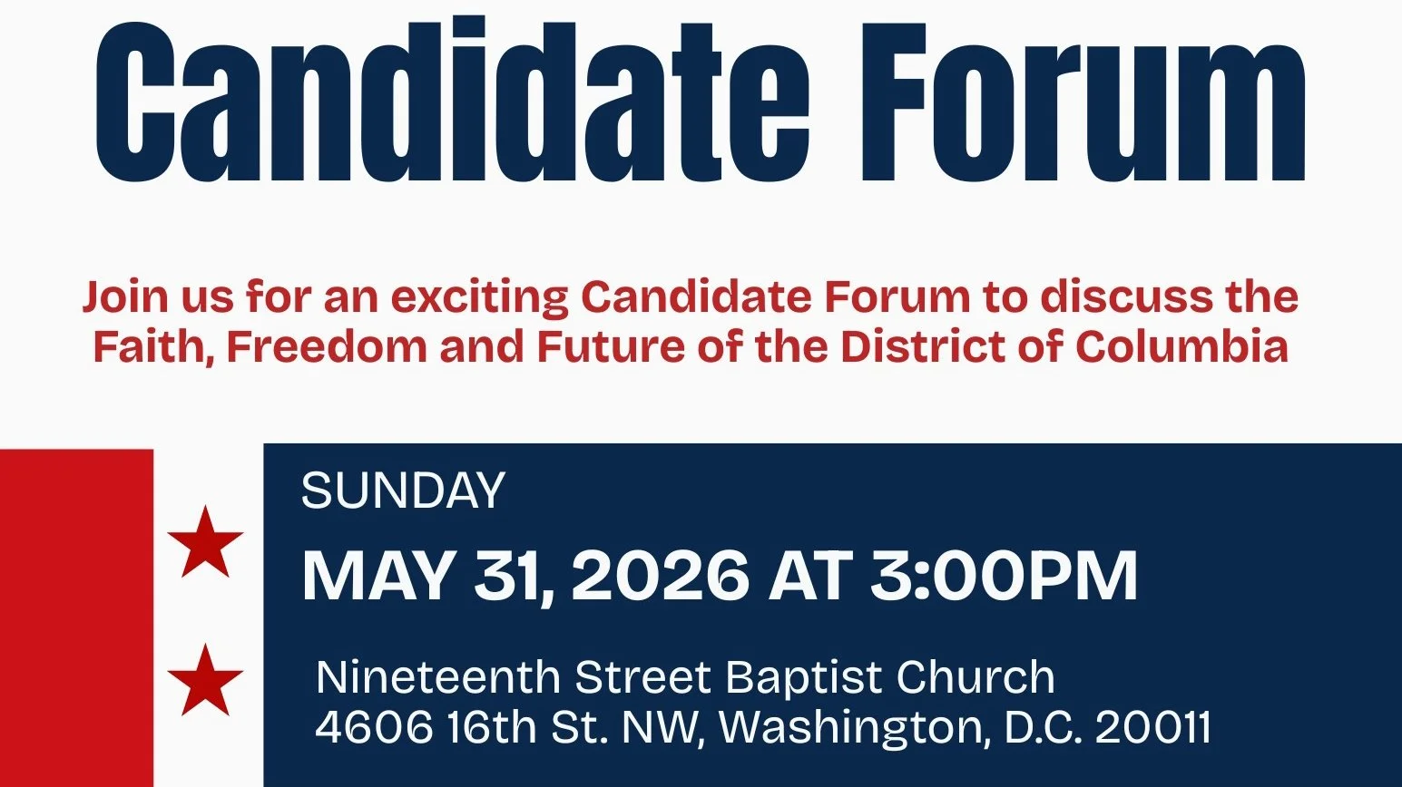 Candidate Forum