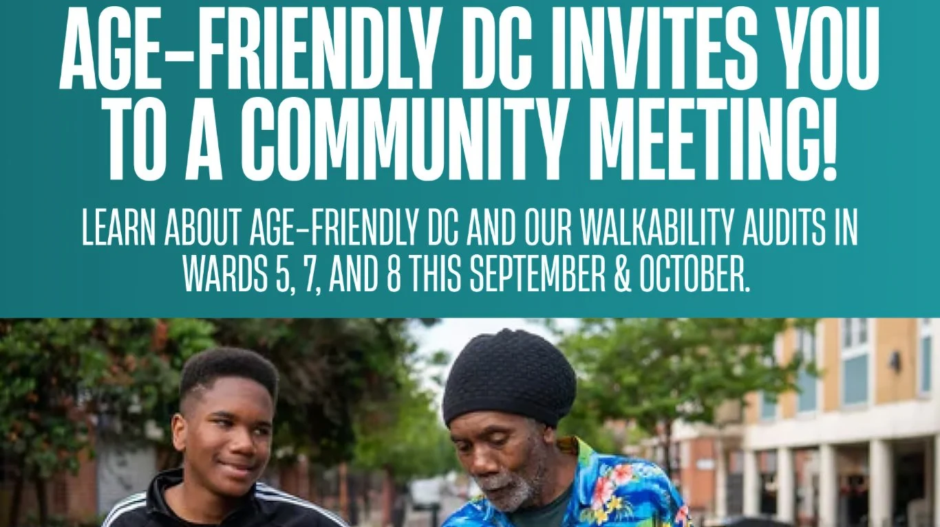 Age-Friendly DC Invites You to a Community Meeting