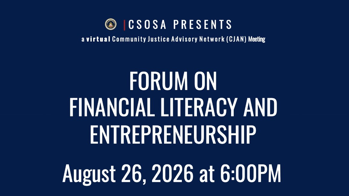 Forum on Financial Literacy and Entrepreneurship