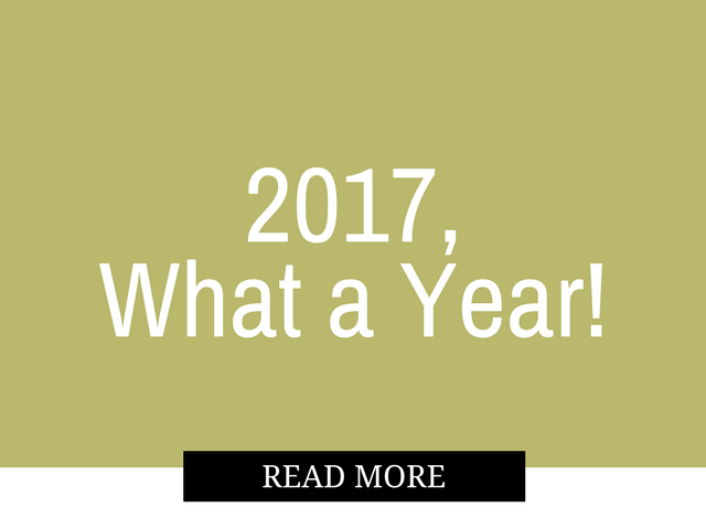2017, What a Year!