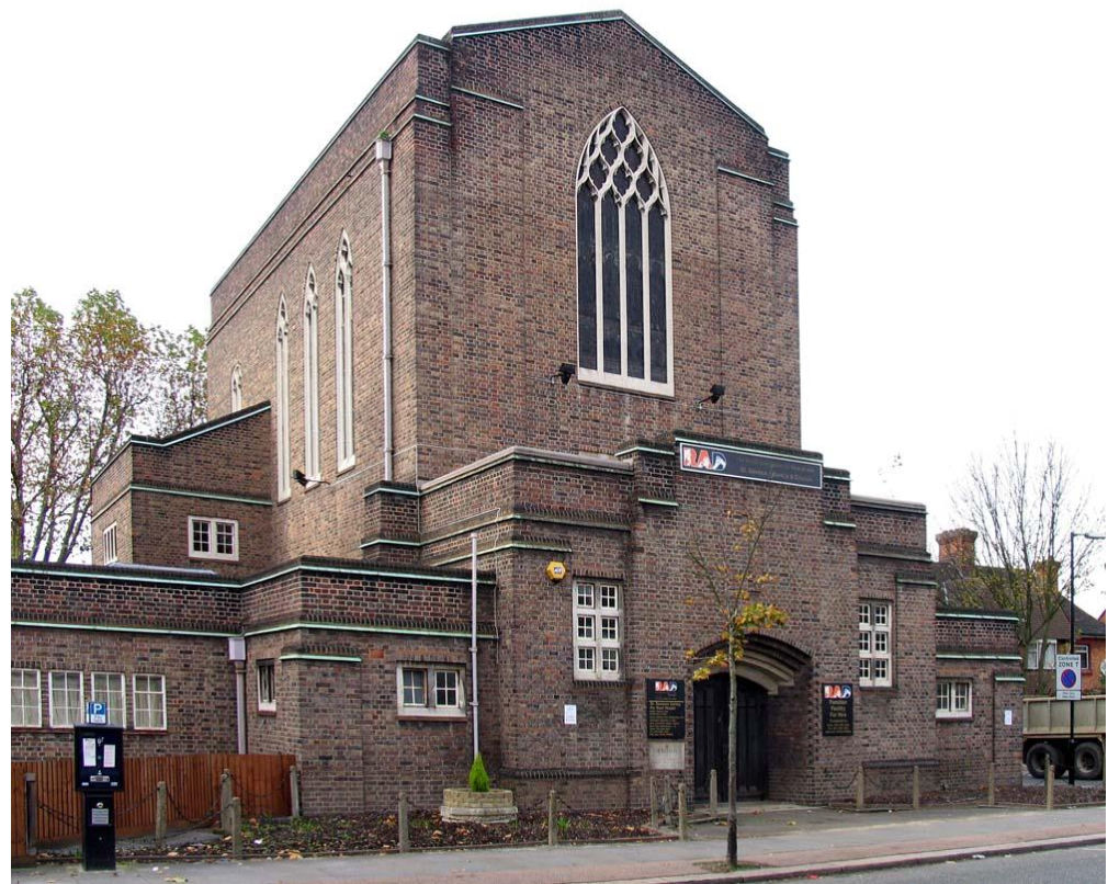  St Thomas Cathedral, formerly St Saviours Centre for the Deaf, Acton, West London.