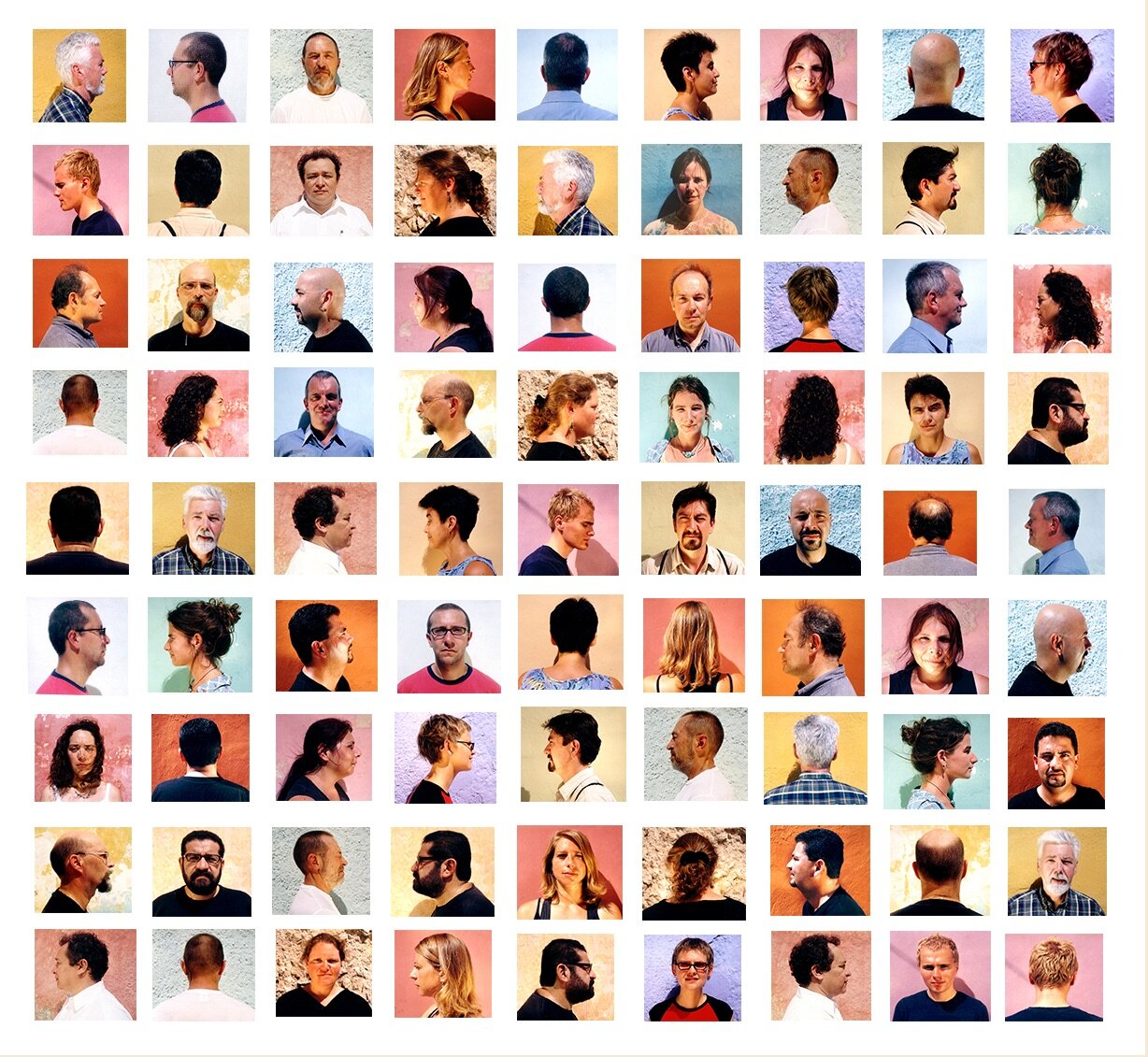 Above zero- 300 cm X 300 cm polyptych