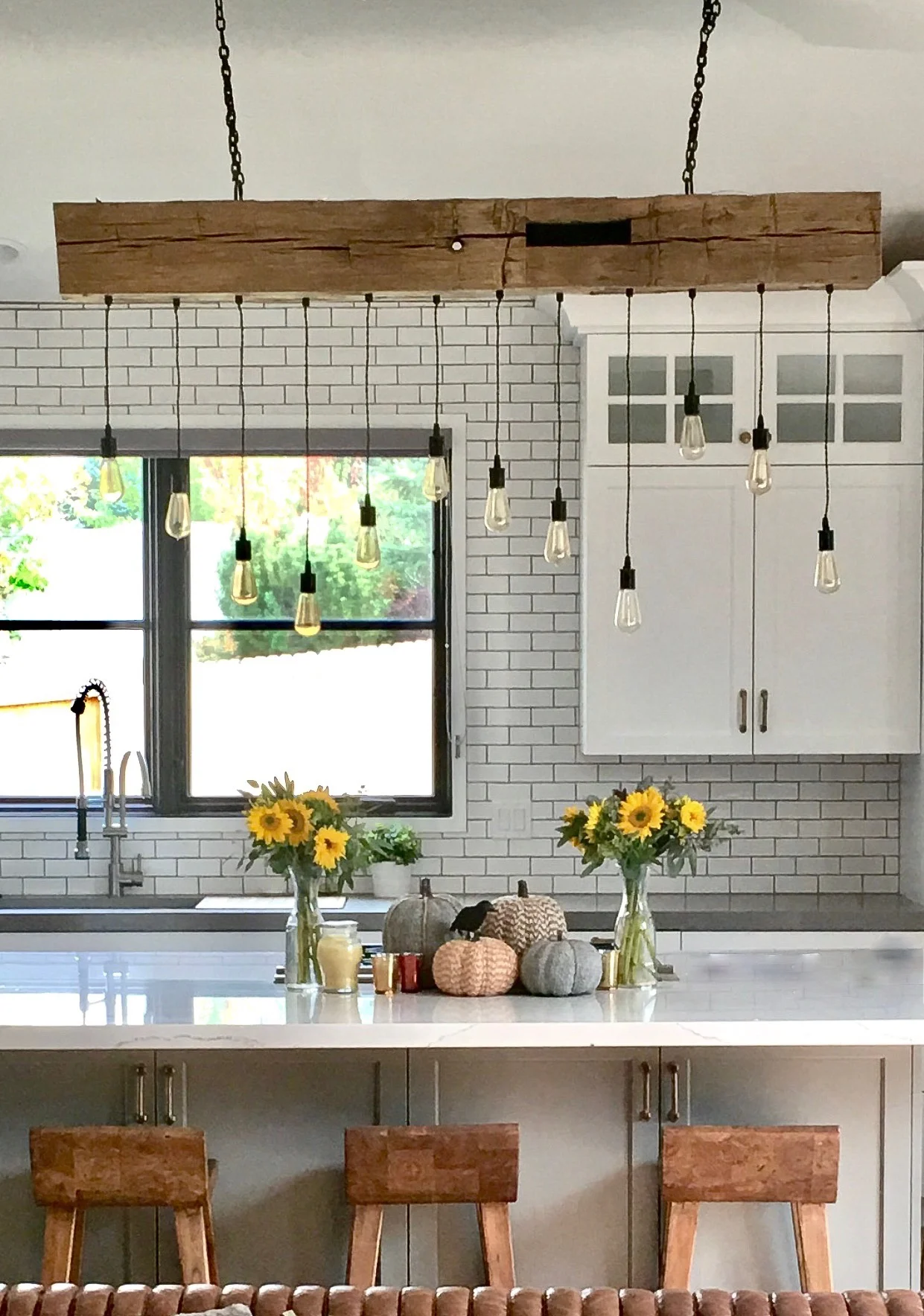 72" Farmhouse Beam Light Fixture