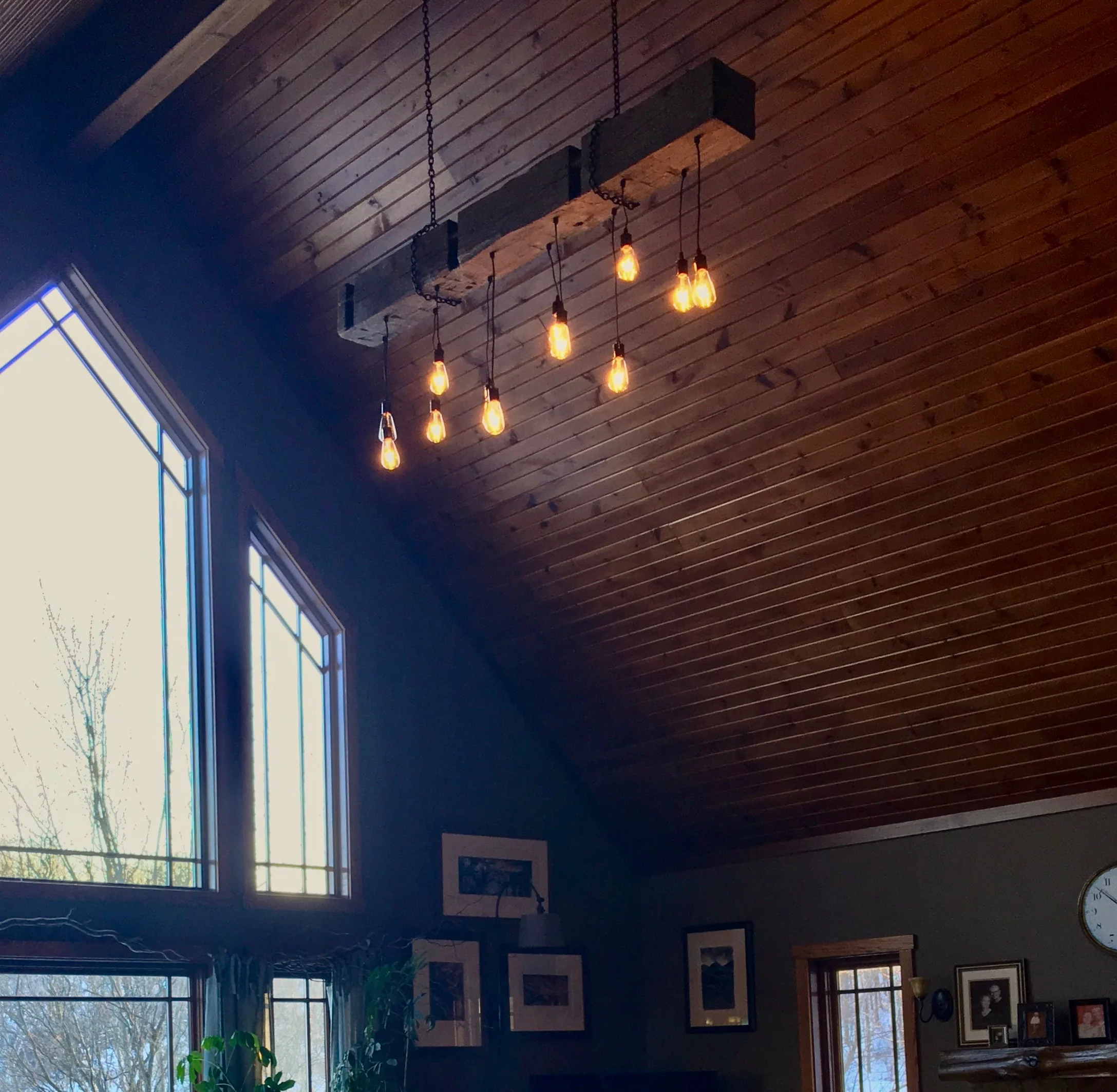 60" Farmhouse Beam Light Fixture