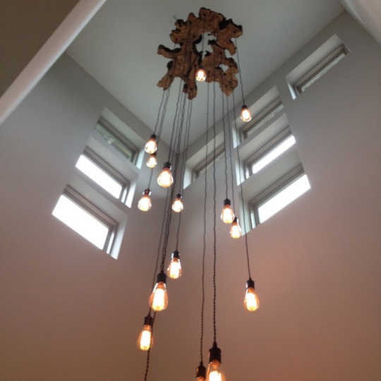 7m Woodworking Rustic Lighting, Extra Large Hanging Light Fixtures