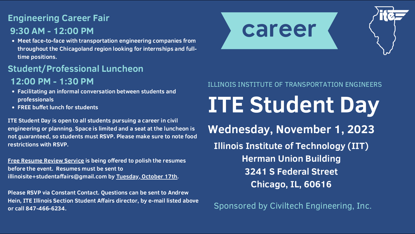 16th Annual Illinois Section ITE Student Day