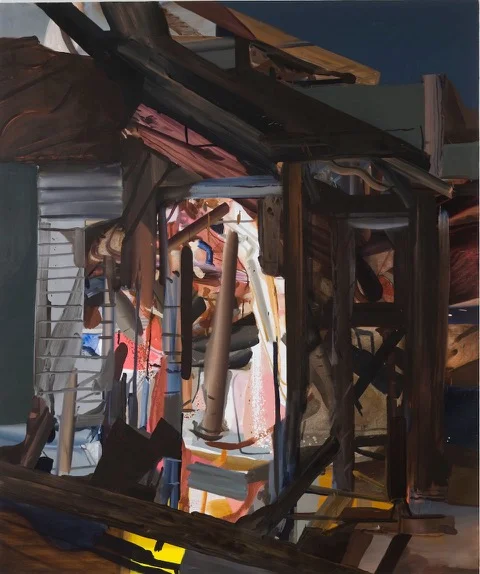 Becoming Home Oil in Canvas 62" x 50" 2016