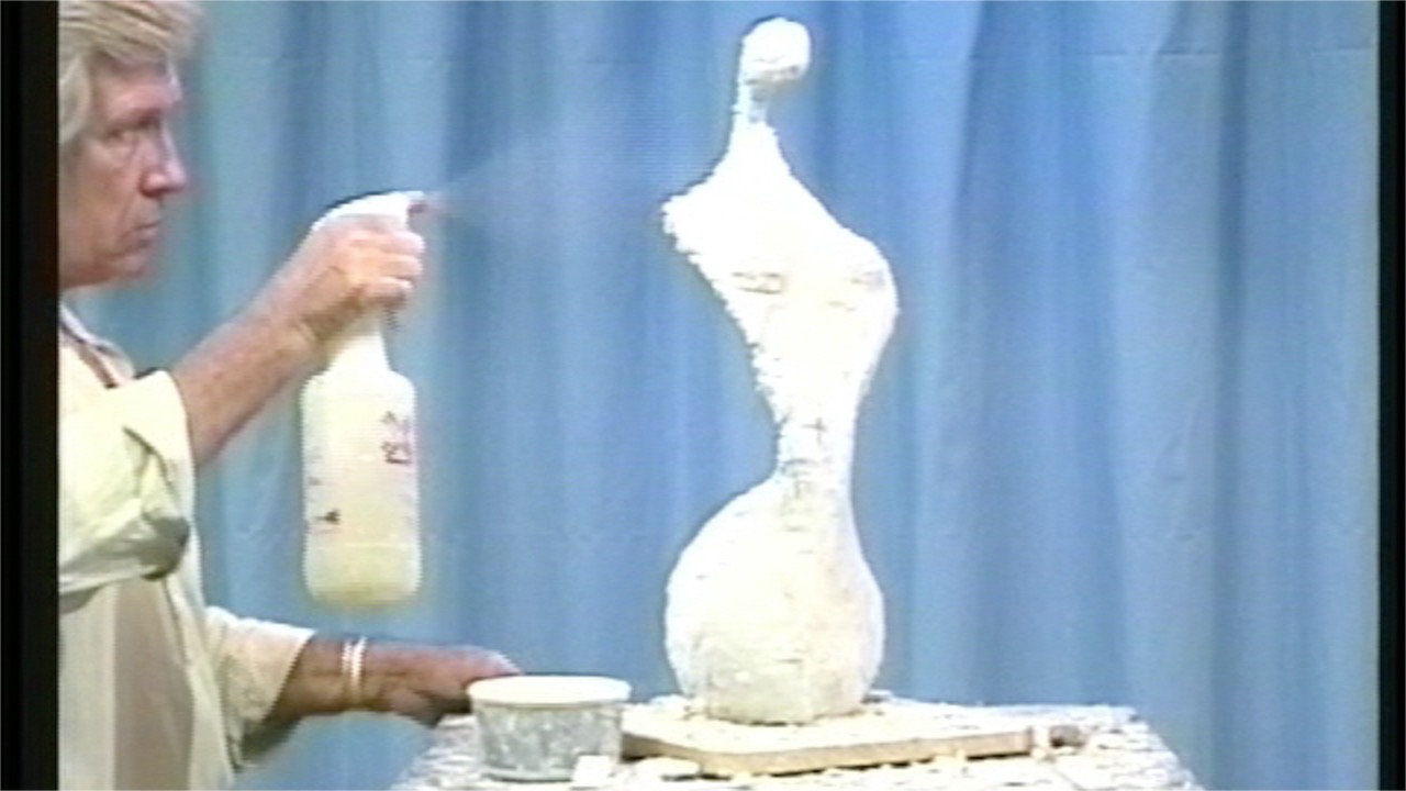 Model the sculpture with layers of Winterstone