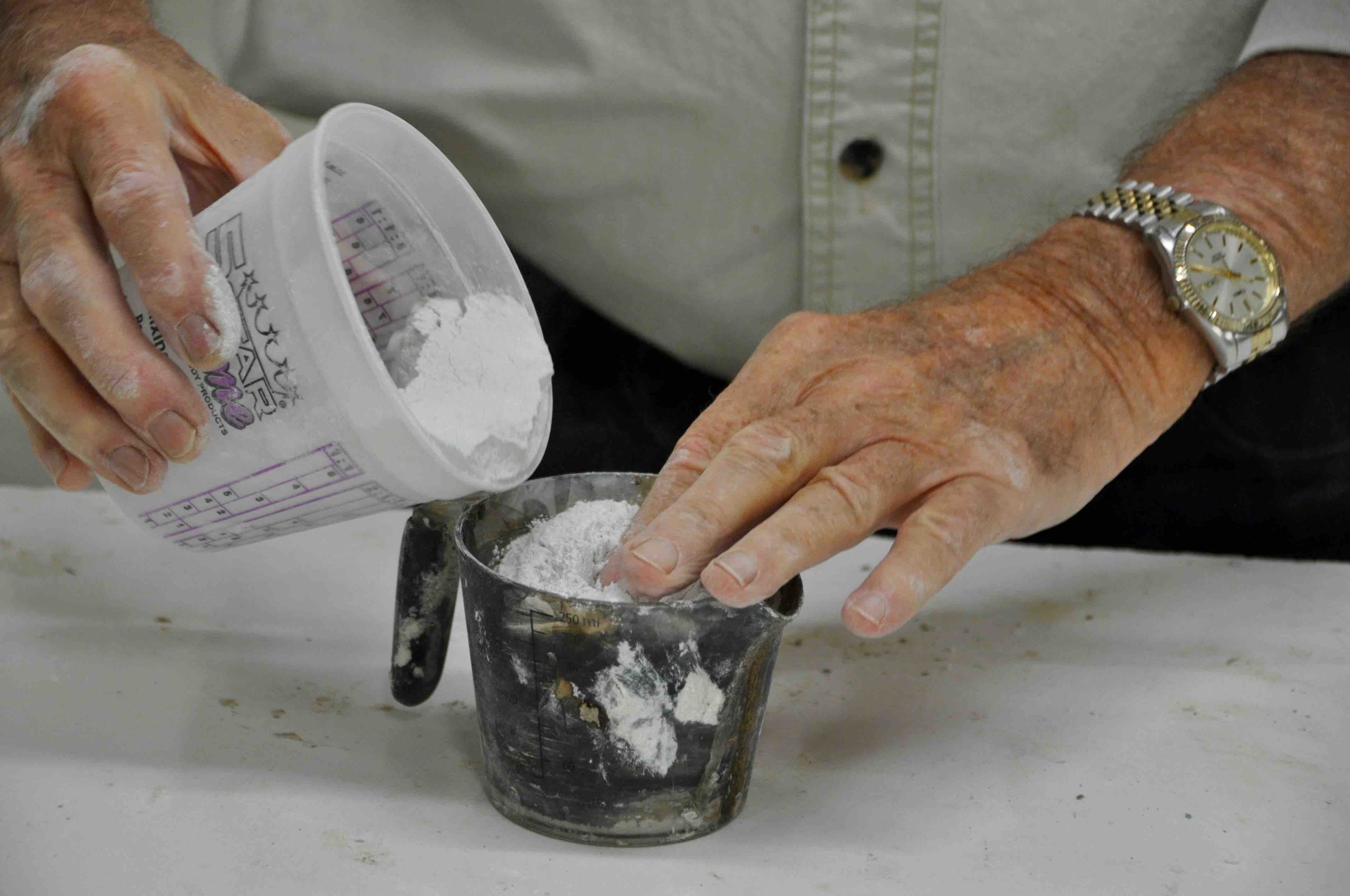 Casting a sculpture with Winterstone