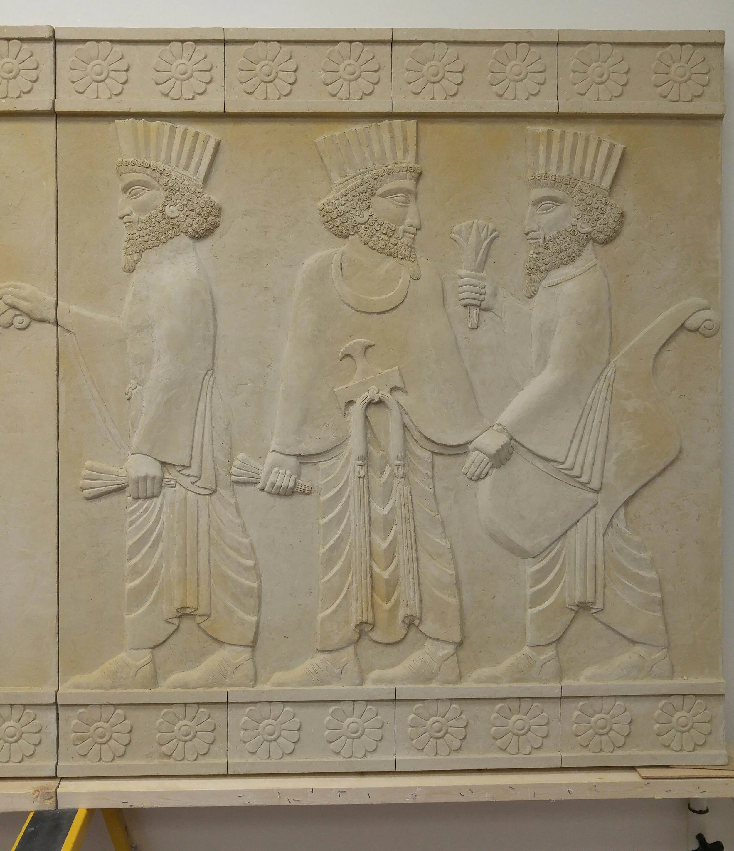 Persian Bas Relief Triptych (Detail)