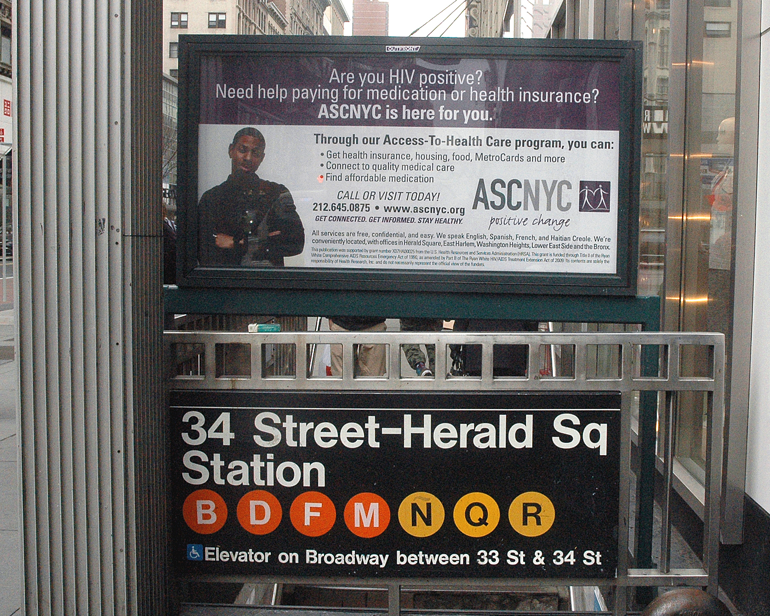 Urban Panel - Subway Entrance at 34th Street and Sixth Avenue