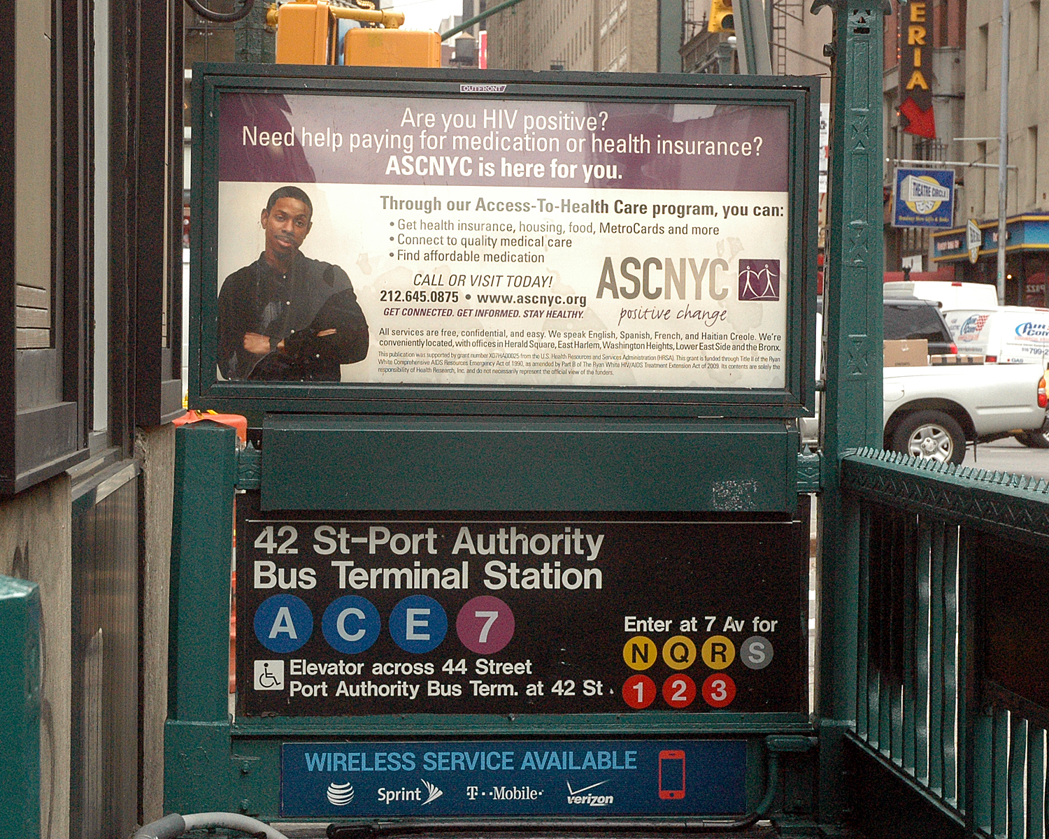 Urban Panel - Subway Entrance at 44th Street and Eighth Avenue