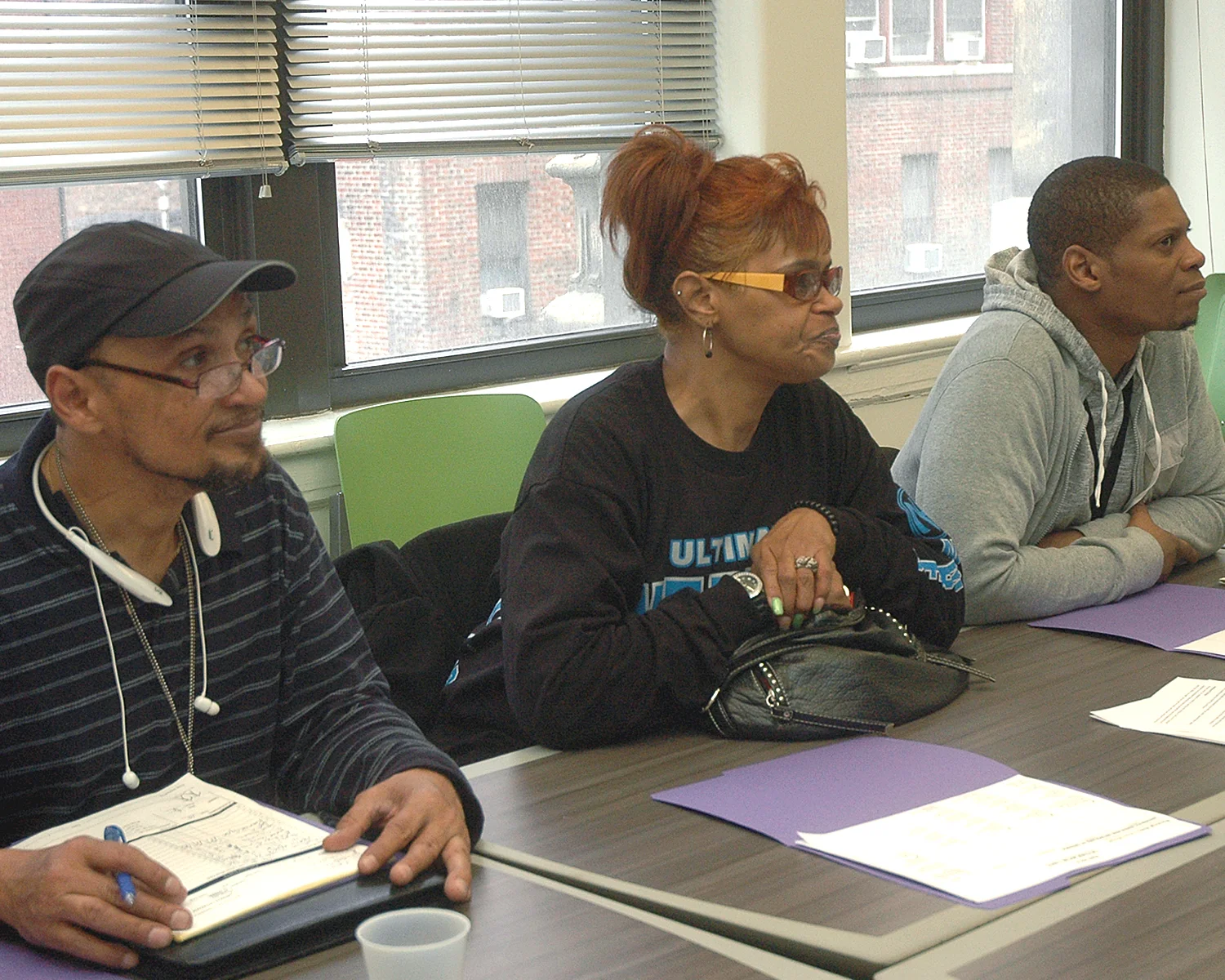 Three members of the Outreach Team