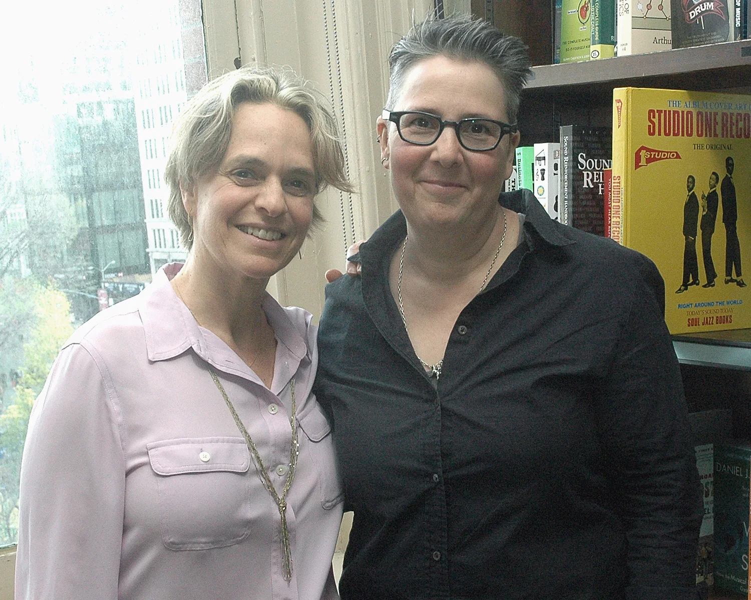 Sharen Duke, ASCNYC CEO/ED and Gerry Gomez Pearlberg, ASCNYC Poetry Workshop Lead Facilitator