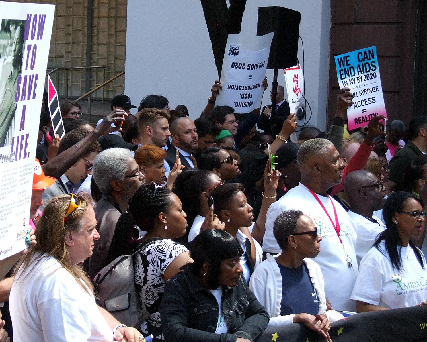Supporters of the cause