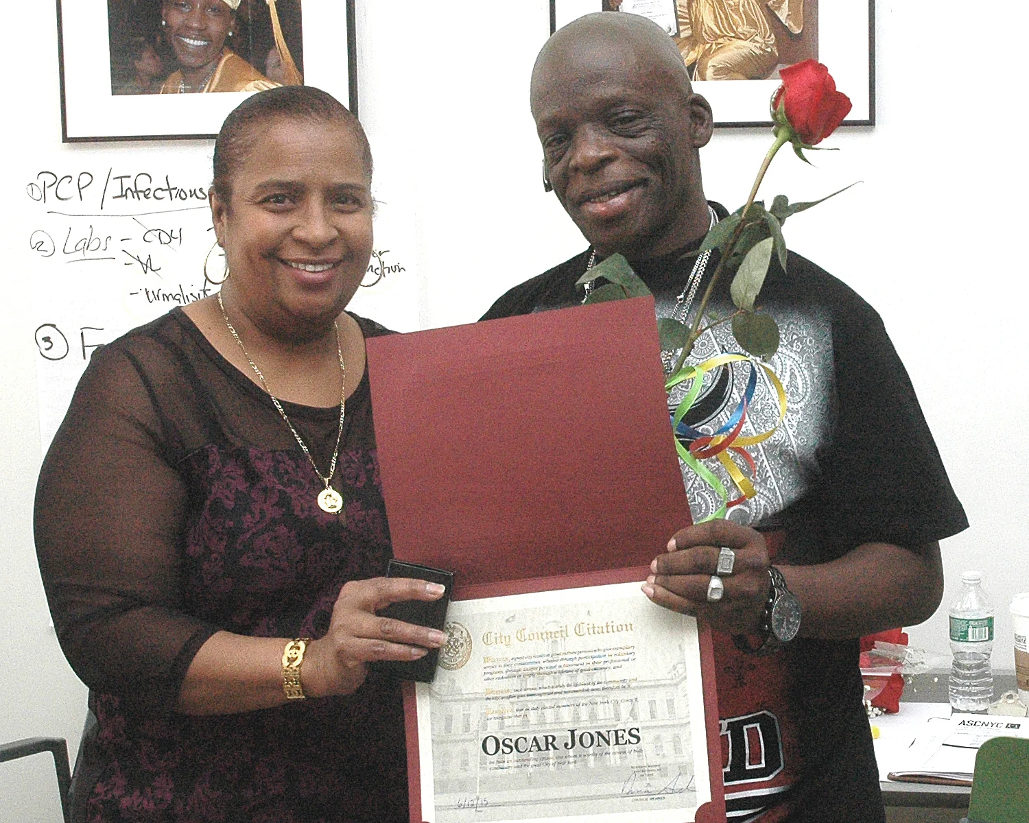 Lilian Anglada and Oscar J.