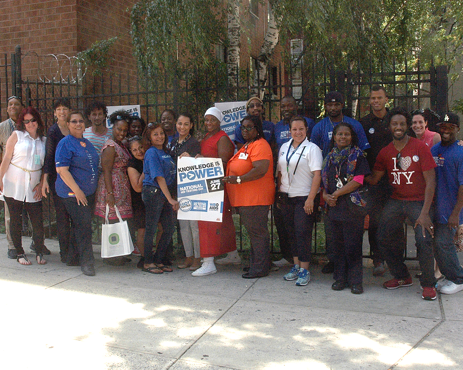 Members of the ASCNYC Family with the outside agency educational presenters