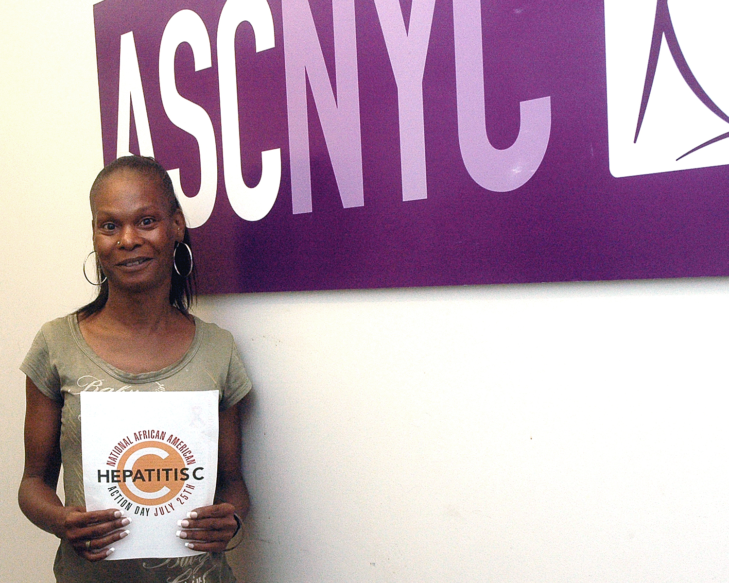 A member of the ASCNYC Family showing their support