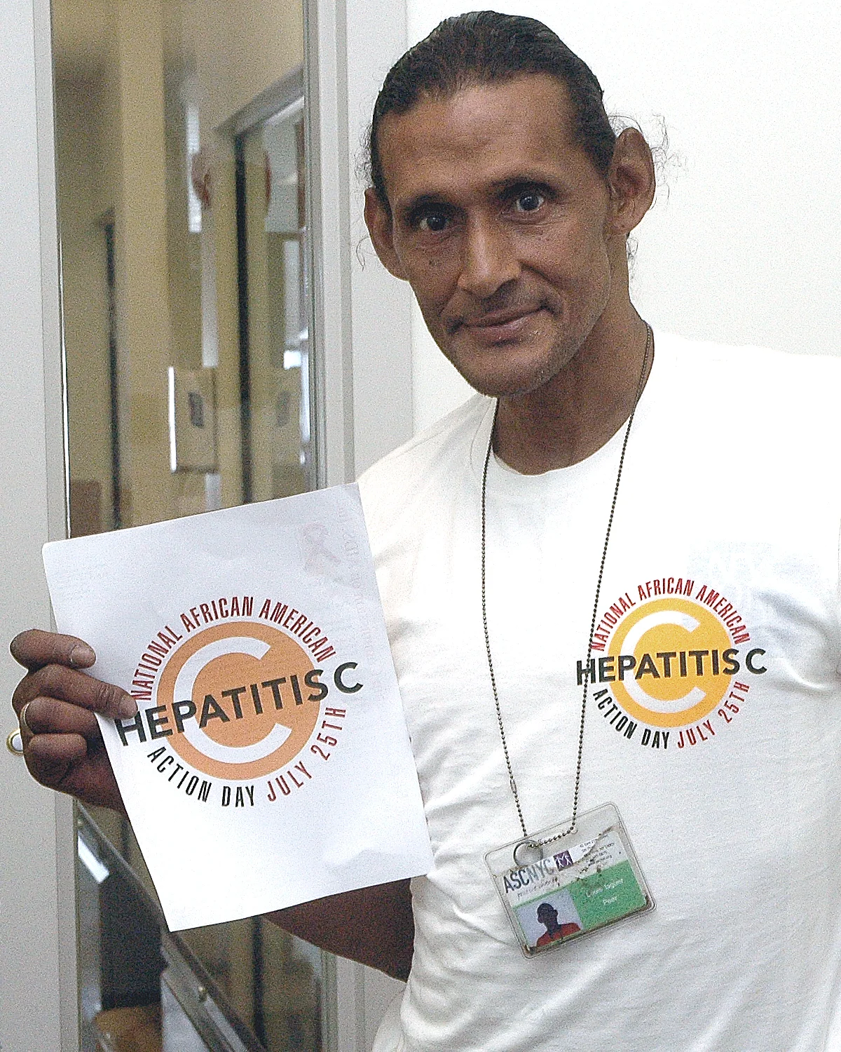 A member of the ASCNYC Family showing their support