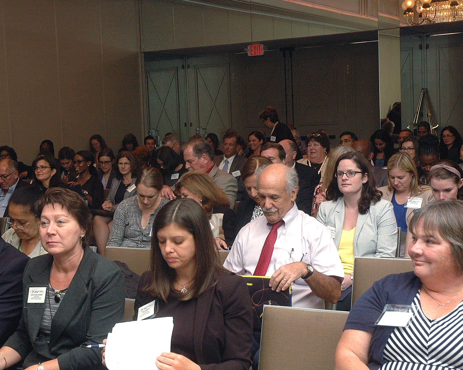 A section of the panel discussion attendees