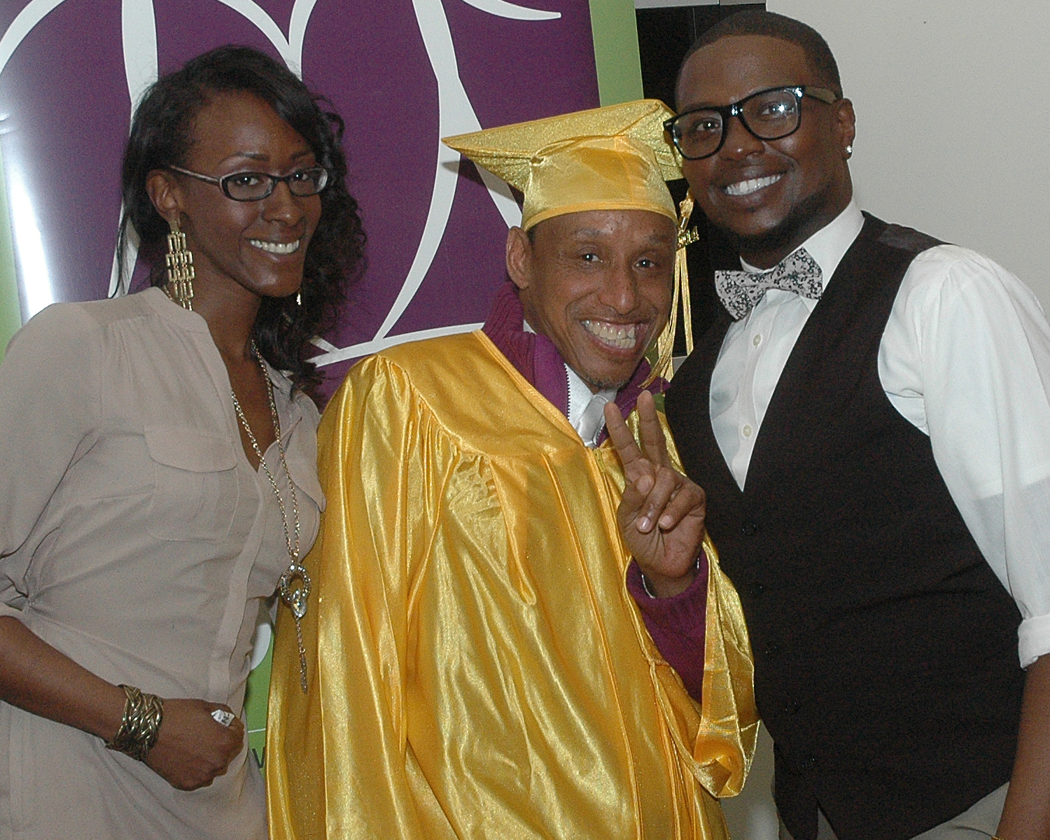 Kevin M., Malika M. and Claude P. - PREP Cycle 42 - Graduation