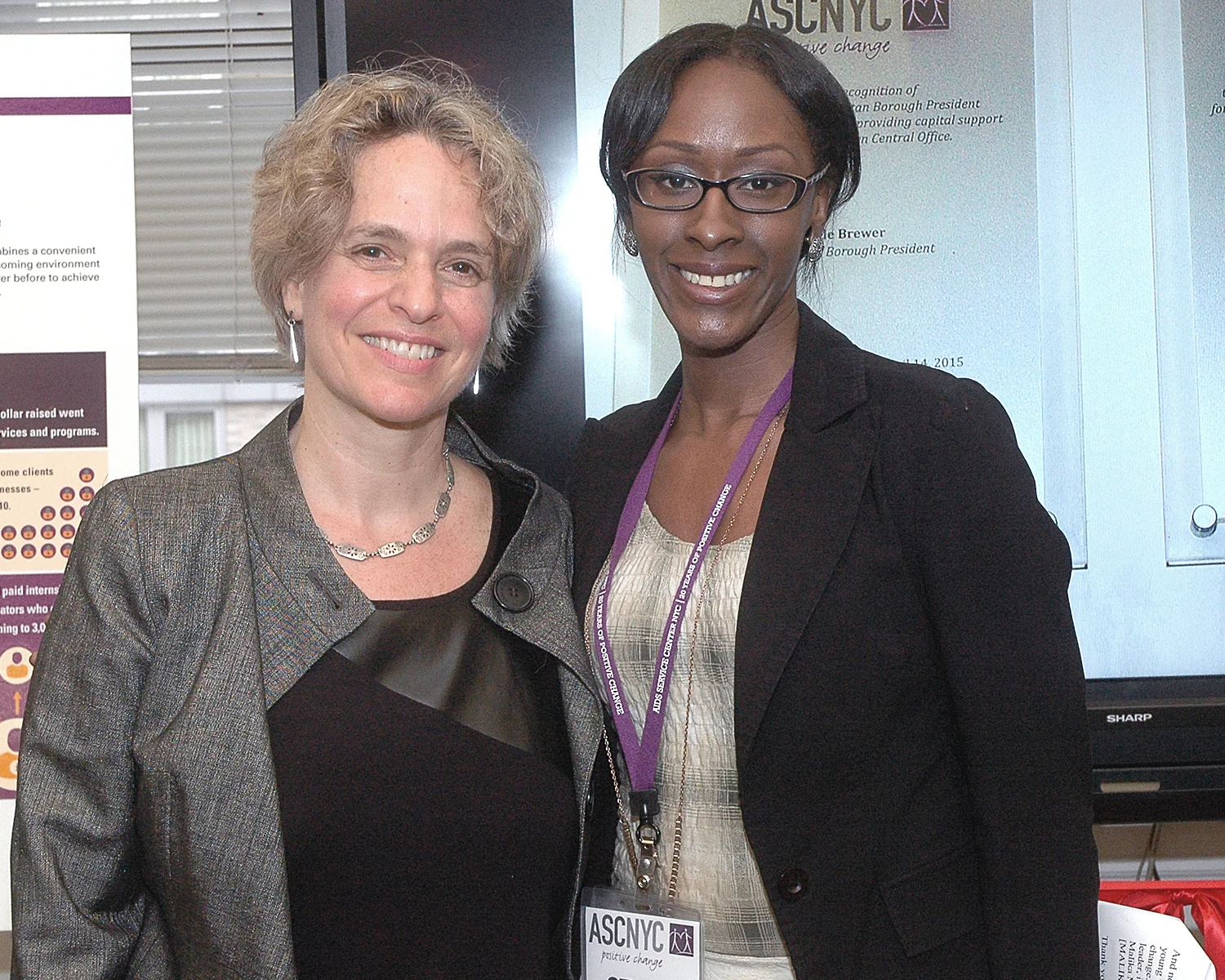 Sharen Duke and Malika Minott, ASCNYC Peer Health Coach Trainer
