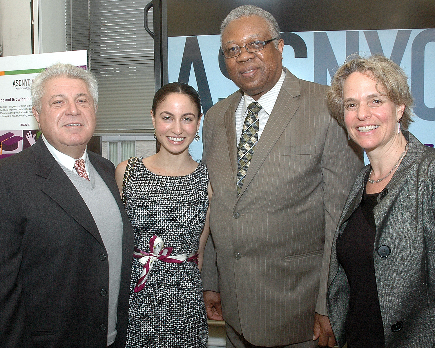 Noujan Vahdat, President, ERC - ASCNYC Board Chair Bill Toler - ASCNYC CEO/ED Sharen Duke and guest