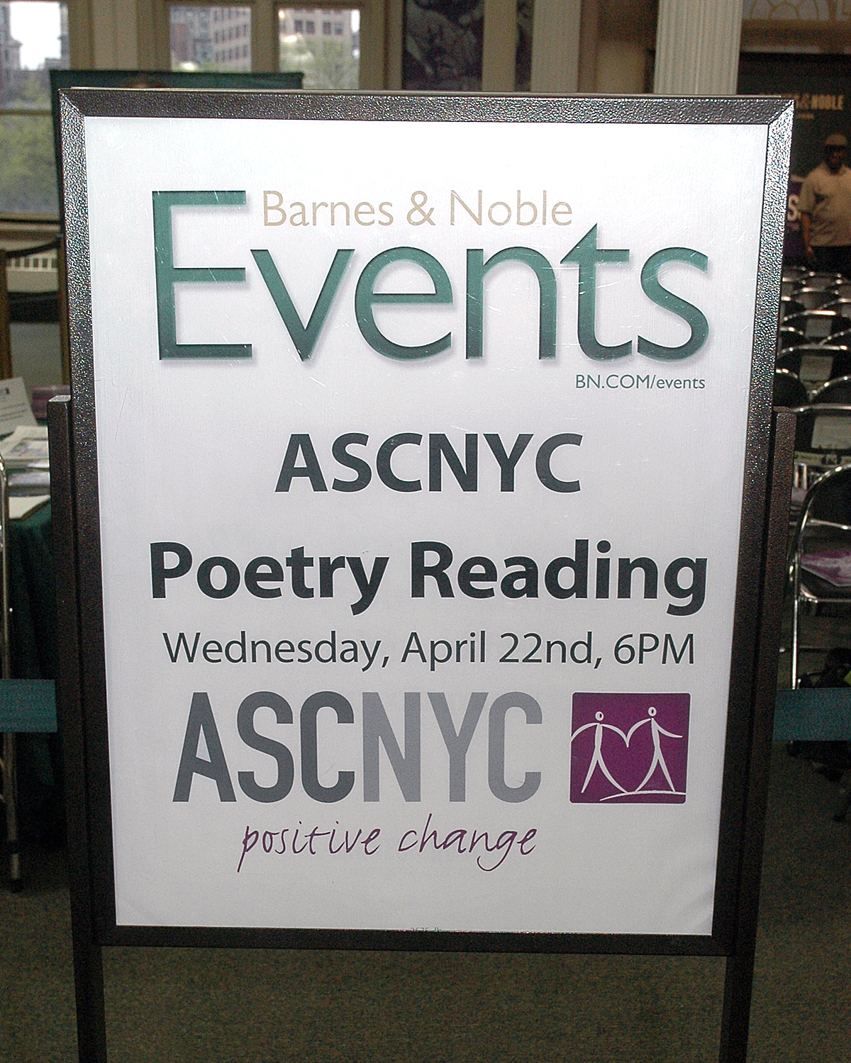 ASCNYC Poetry Reading at Barnes and Noble