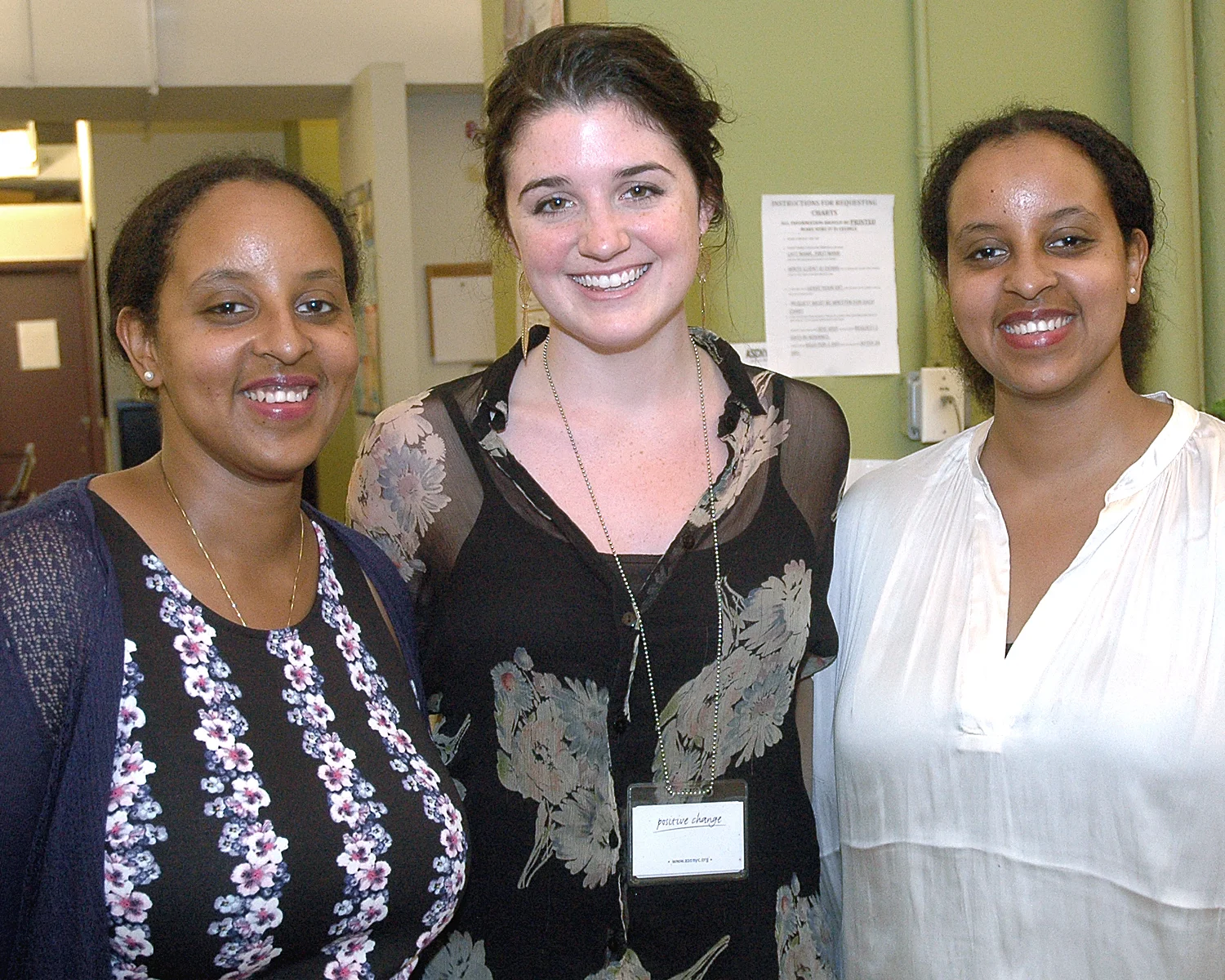 Tadessech Hailu, Rose Milando and Taitu Hailu