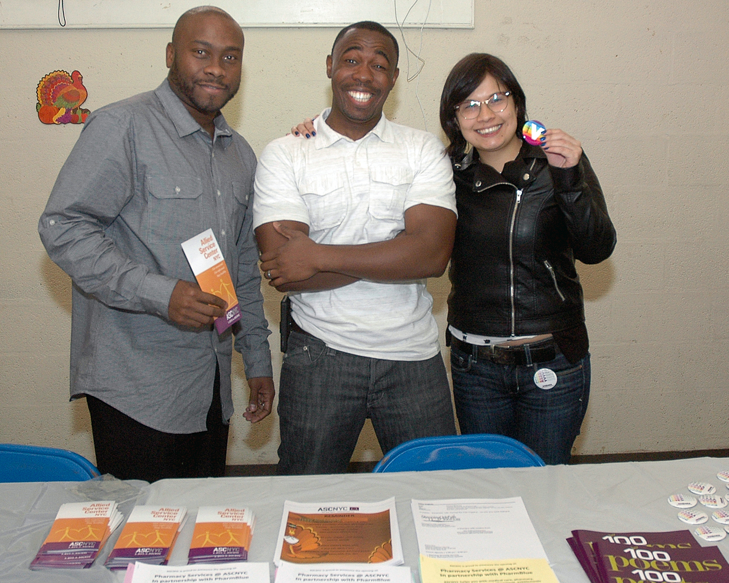 ASCNYC Staff Members at the Outreach table