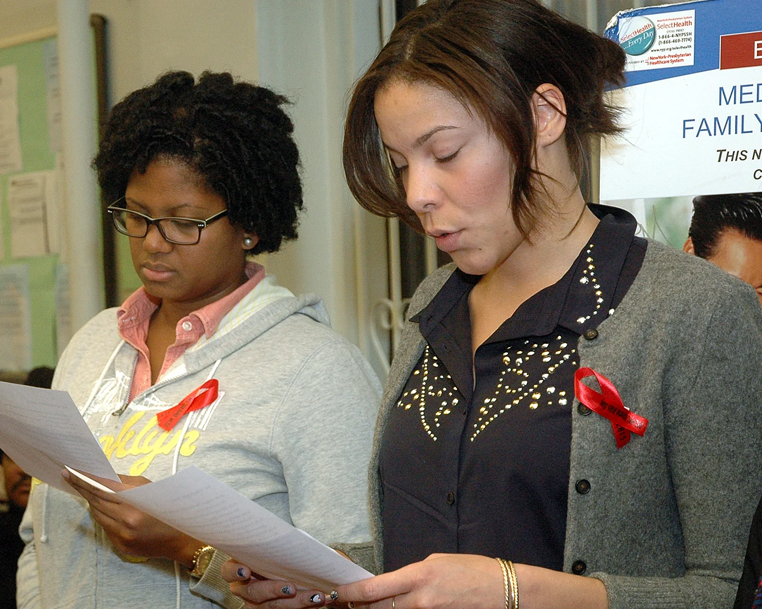 AIDS In Our Community: Reading Of Names - Katalina Powell and Loyda Claude