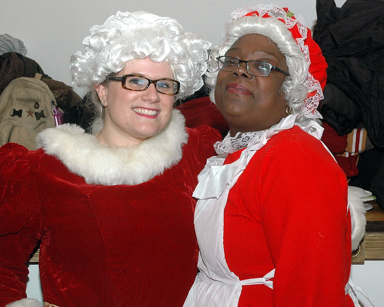 Two visitors from the North Pole