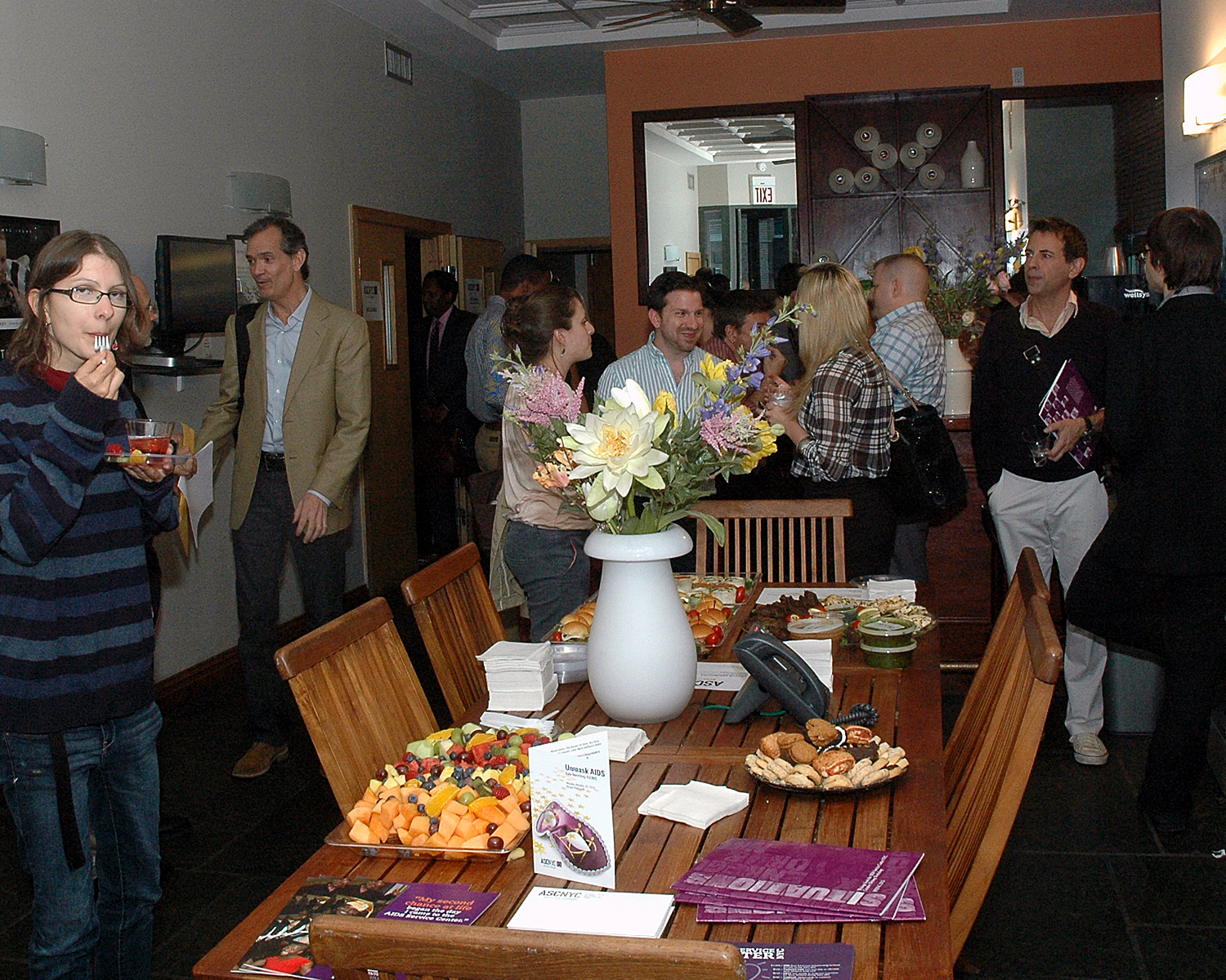 Guests Enjoy Cocktail Reception