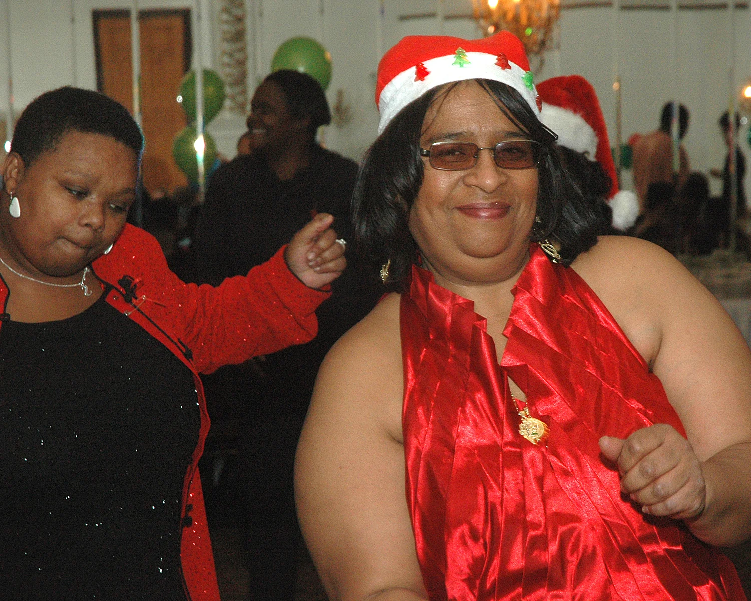 Attendees on the dance floor