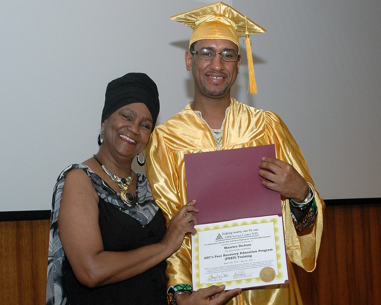 Joyce Myricks and Maurice DeJean