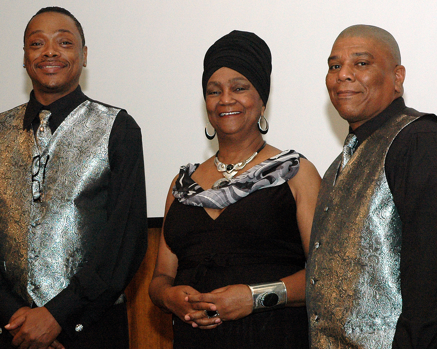 Stephen Williams, Joyce Myricks and Benjamin Vines