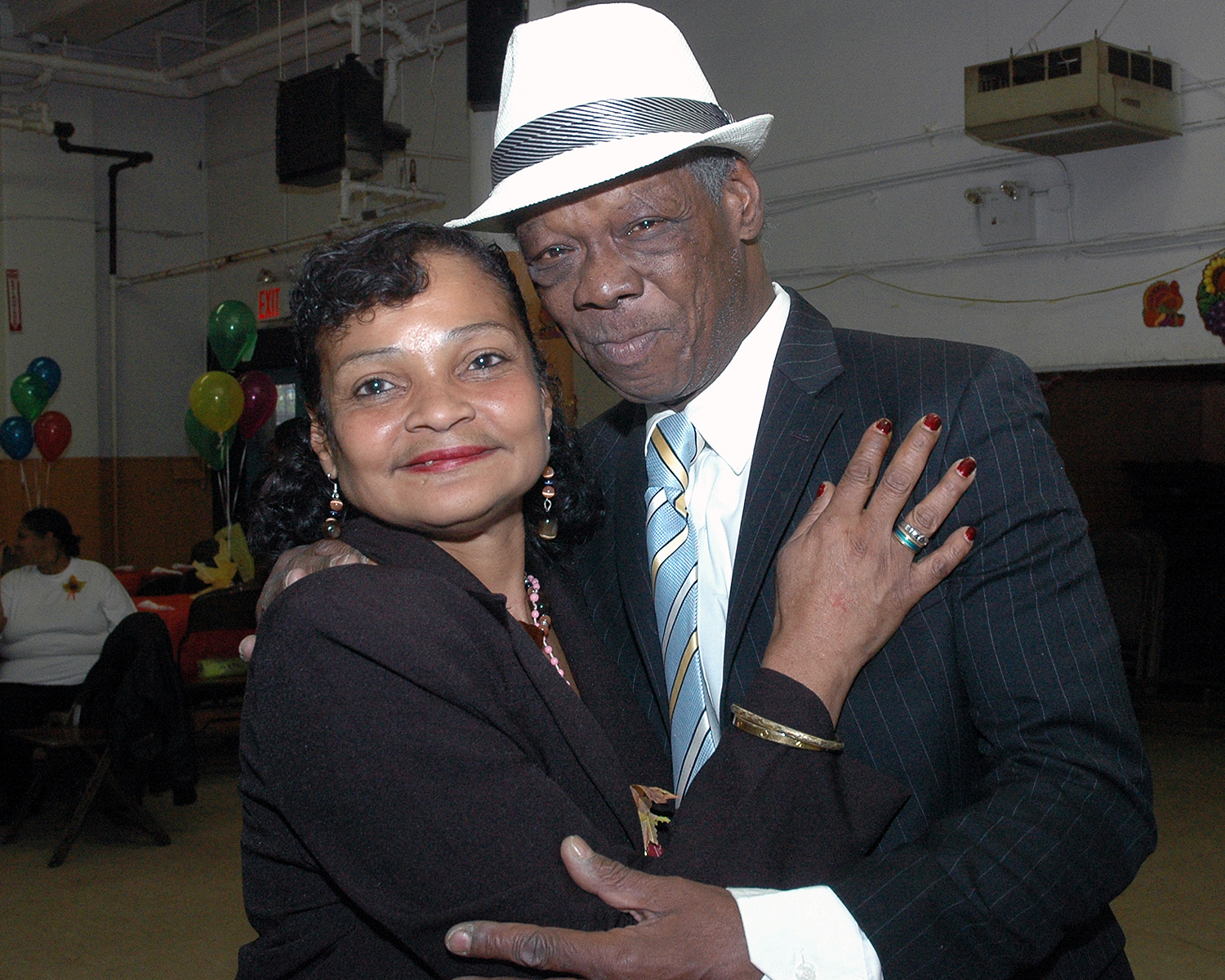 Attendees enjoying the Thanksgiving Dinner Dance