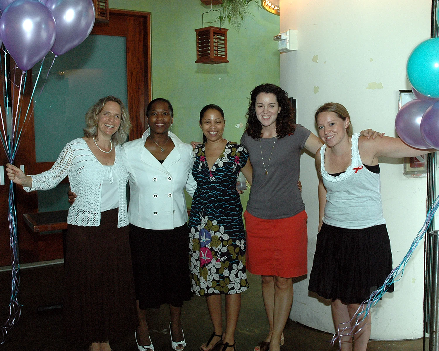 Sharen Duke, Brenda Starks-Ross, Ramona Cummings, Anne West-Church and Brooke Brailey