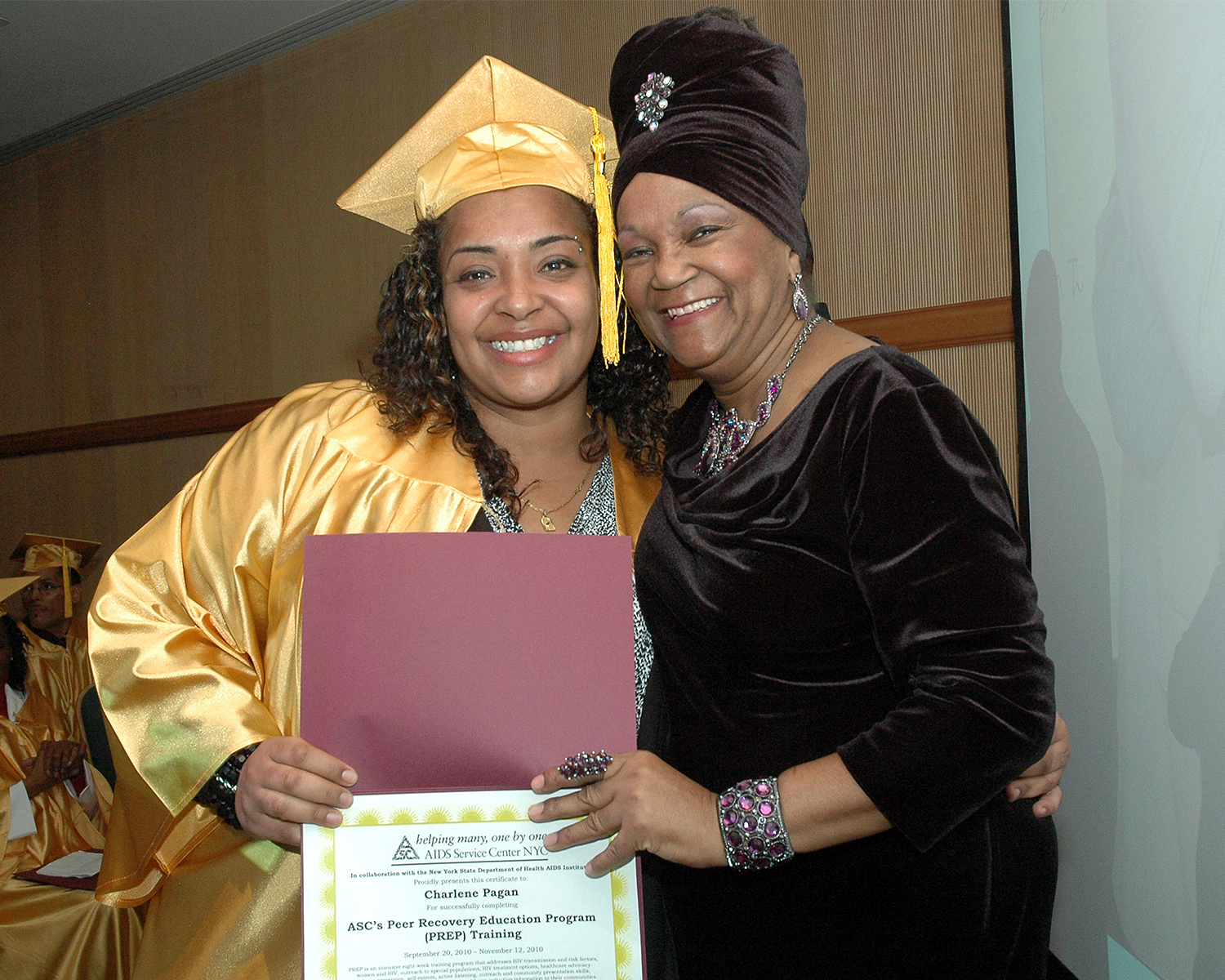 Charlene Pagan and Joyce Myricks