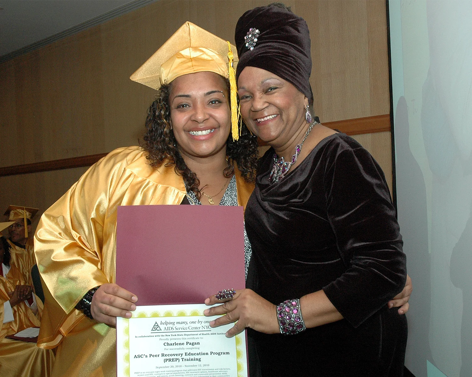 Charlene Pagan and Joyce Myricks
