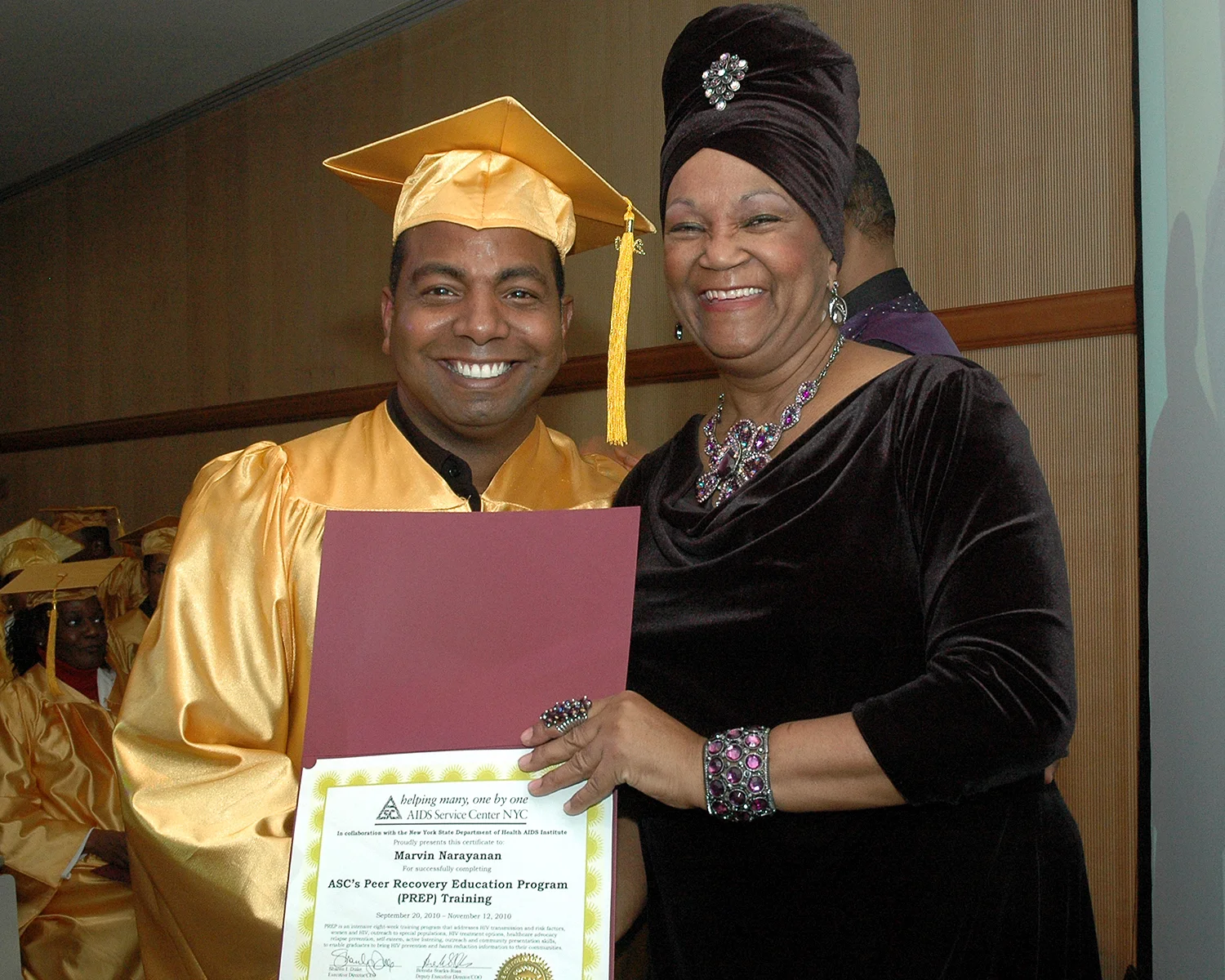 Marvin Narayanan and Joyce Myricks