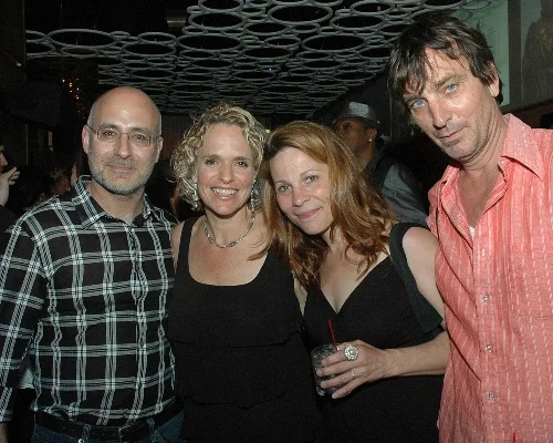 ASC Board Member Michael Kaminer and ASC CEO Sharen Duke with celebrities Lili Taylor and Nick Flynn