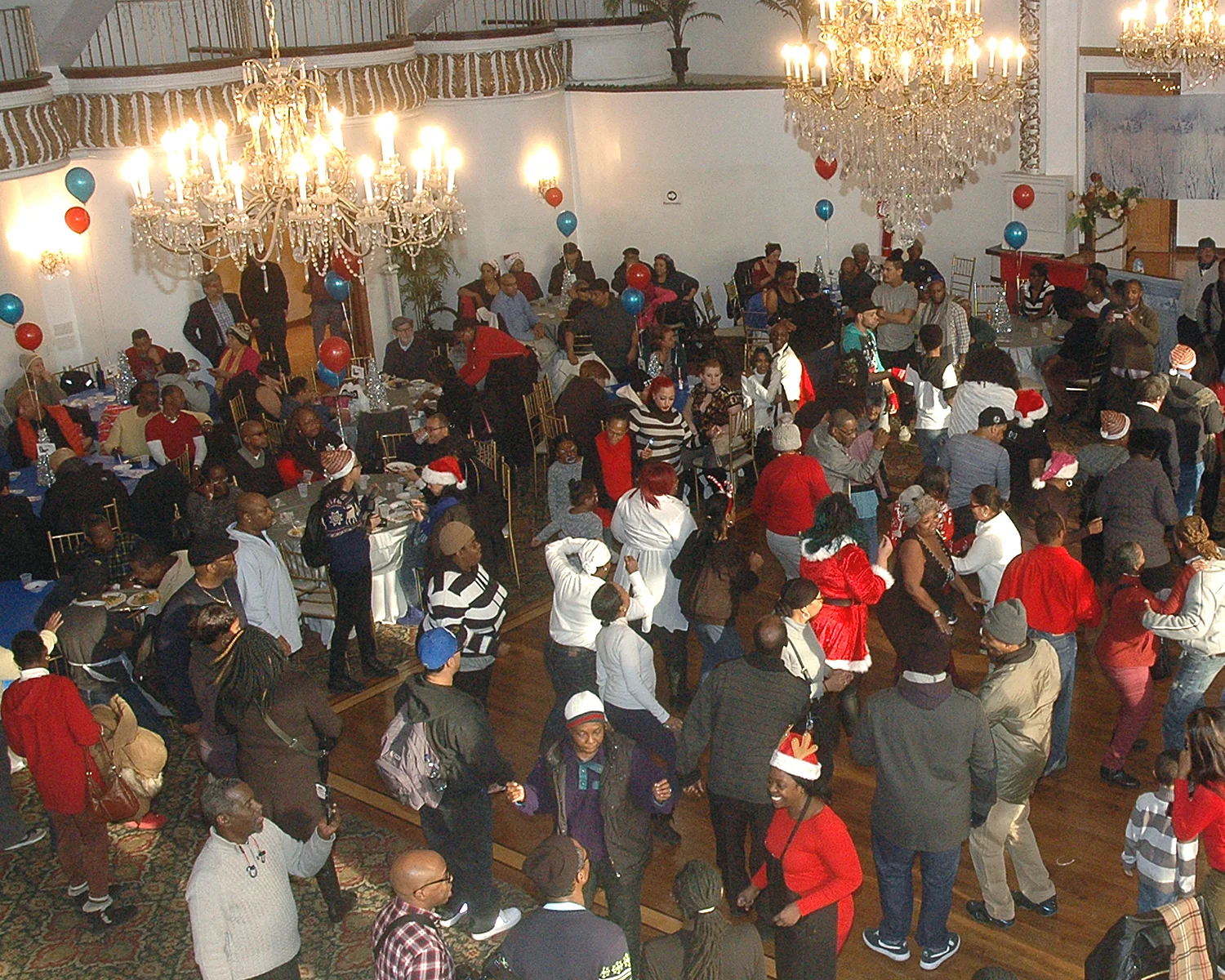 A full dance floor