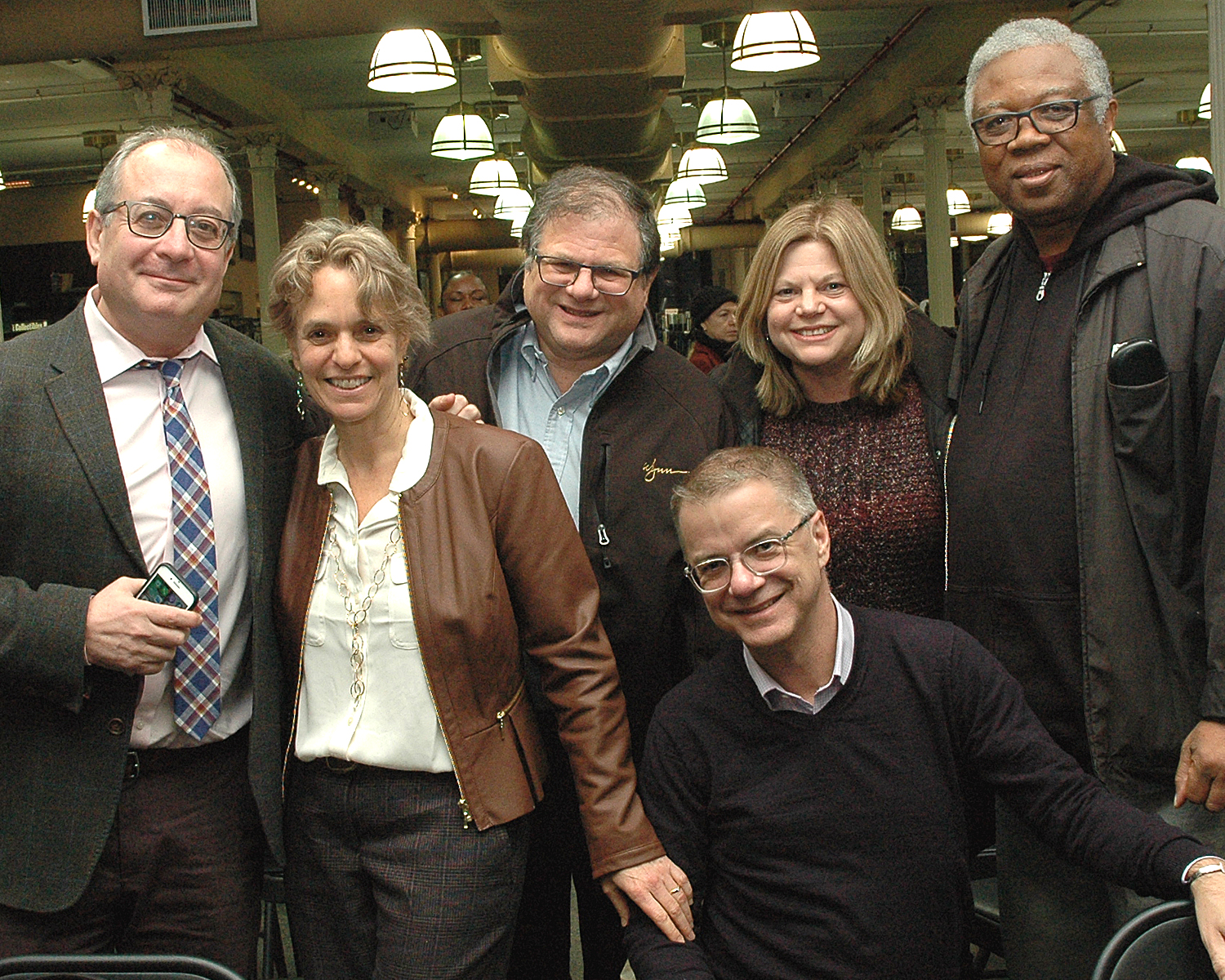 Sharen Duke with Board Members: William Toler, Allen Zwickler, Mitch Markson, Patrick Maher and Caren Levine, Zwickler Foundation