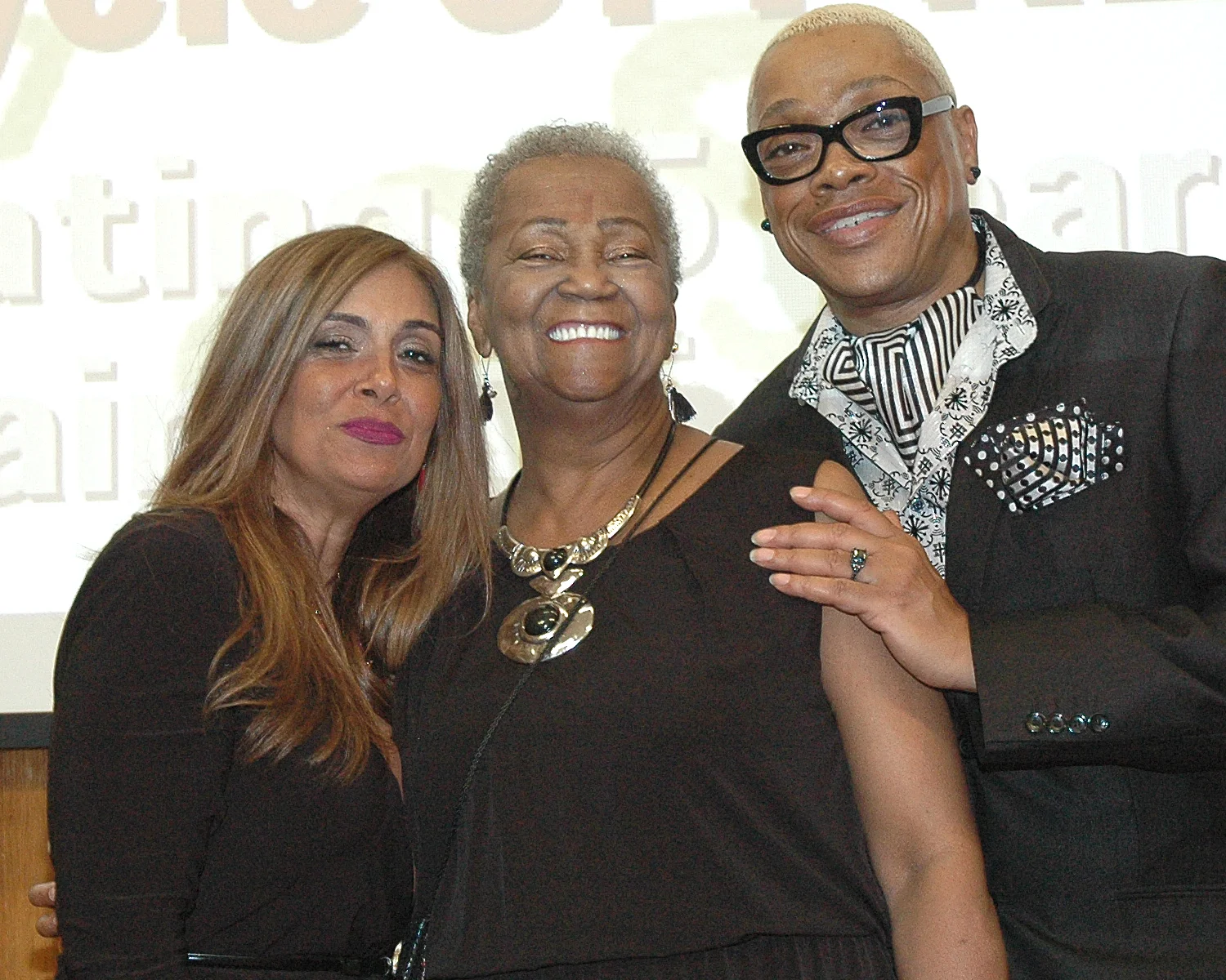 Carolina Corona, Joyce Myricks and Stephen Williams