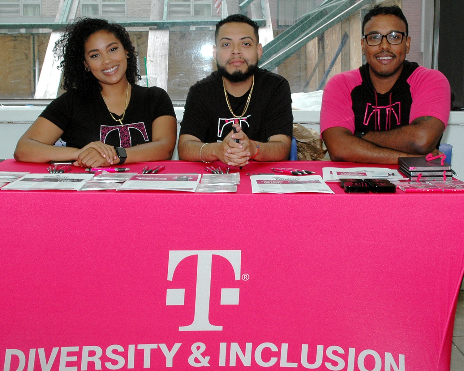 Three interviewers from T-Mobile