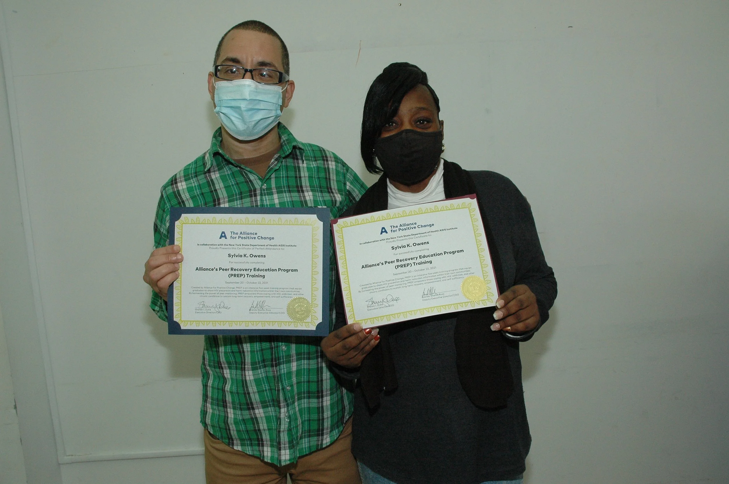 Peer Recovery Education Program (PREP) Class of 57 Graduates 