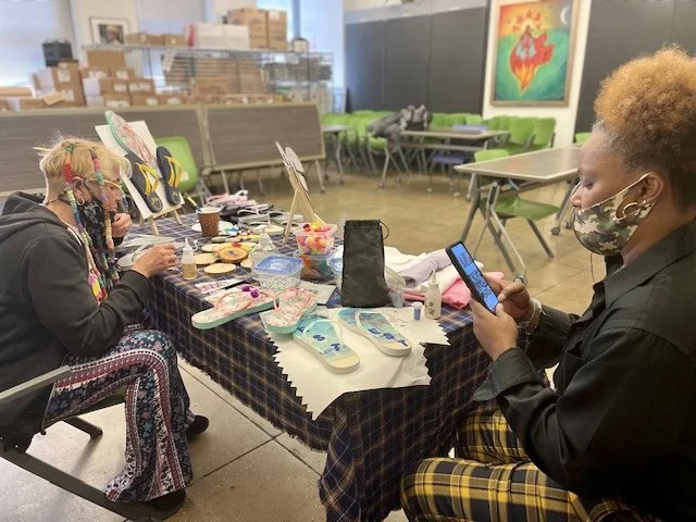 Flip Flops and T Shirt Decorating at Alliance